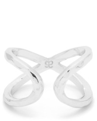 Gorjana Elea Crisscross Ring Silver Size 8
