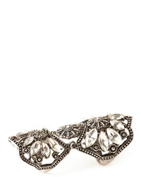 Forever 21 Etched Rhinestone Statet Ring