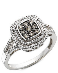 jcpenney Fine Jewelry 12 Ct Tw White Champagne Diamond Statet Ring