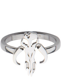 Fine Jewelry Star Wars Stainless Steel Mandalorian Symbol Cutout Ring