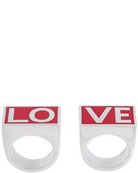 Givenchy Dual Love Ring Set