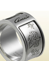 Gucci Flora Ring In Sterling Silver
