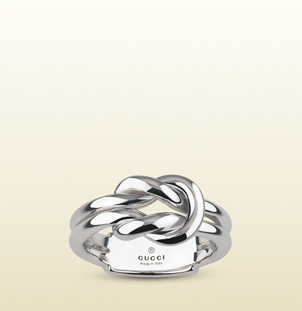 gucci love knot ring