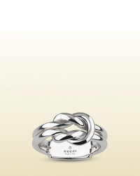 Gucci Knot Ring In Silver