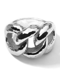Ippolita Silver Hammered Wavy Knot Ring