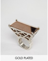 Low Luv x Erin Wasson Low Luv Silver Plated Cage Ring