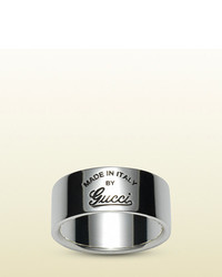 Gucci Medium Ring With Vintage Trademark Engraving