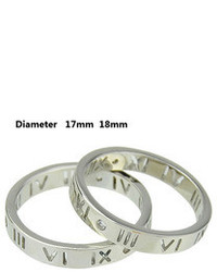 New Model Simple Rose Gold And Silver Plated Engaget Ring