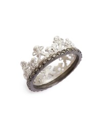 Armenta Old World Half Crown Diamond Ring