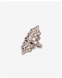 Express Pave Scroll Ring