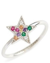 Marc Jacobs Rainbow Star Stack Ring