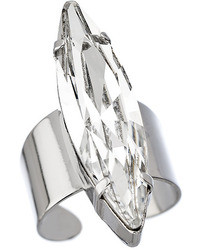 Roberta Chiarella Silver And Crystal Icicle Ring