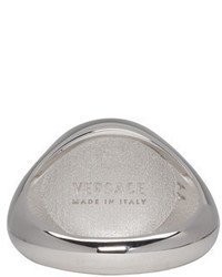 Versace Silver Medusa Medallion Ring