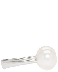 Saskia Diez Silver Pearl Sling Ring