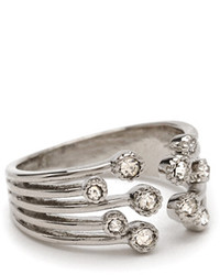 Forever 21 Stacked Rhinestone Open Ring