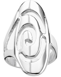 Steel City Stainless Steel Swirl Ring