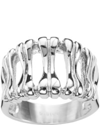 Steel City Stainless Steel Textured Ring