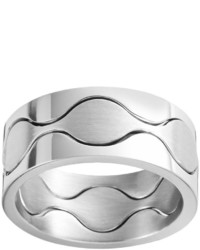 Steel City Stainless Steel Wavy Cutout Ring