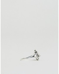 Asos Sterling Silver Horse Ring