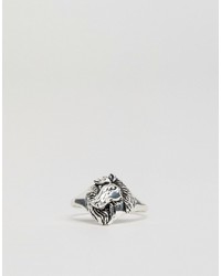 Asos Sterling Silver Horse Ring