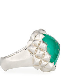 Stephen Webster Superstud Square Synthetic Chrysoprase Doublet Ring Size 675