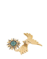 Roberto Cavalli Swarovski Bird Sun Brass Ring