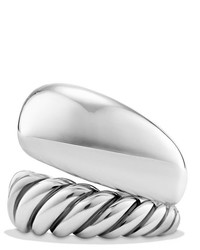 David Yurman Wide Pure Form Two Row Stacking Ring