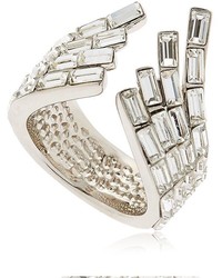 Giuseppe Zanotti Design Wrap Around Crystal Cuff Ring