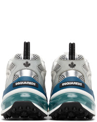 DSQUARED2 Gray Bubble Sneakers