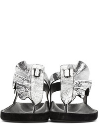 Isabel Marant Silver Leakey Sandals