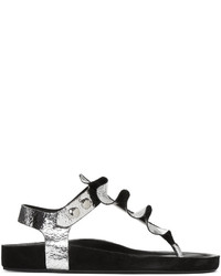Isabel Marant Silver Leakey Sandals