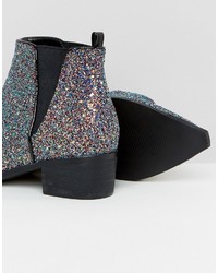 Asos Admission Wide Fit Pointed Ankle Boots