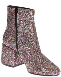 MM6 MAISON MARGIELA Glittered Leather Ankle Boots