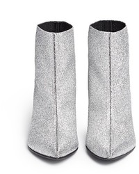Robert Clergerie Koffra Stretch Metallic Glitter Fabric Boots