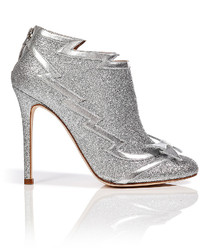 Laurence Dacade Leather Ankle Boots In Silver