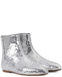 Loewe Sequined Ankle Boots