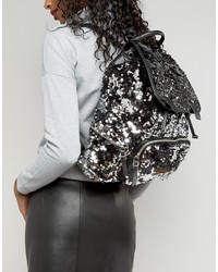 Miss Selfridge Sequin Backpack