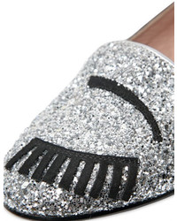 Chiara Ferragni 10mm Flirting Glitter Loafers