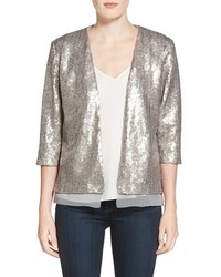 Silver Sequin Blazers for Women | Lookastic
