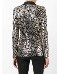 Philipp Plein Leopard Print Jacket