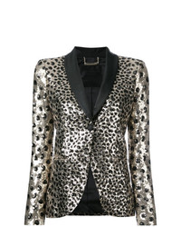 Philipp Plein Leopard Print Jacket
