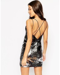 Asos Collection Two Sided Sequin Cami Mini Dress
