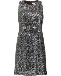 Milly Silver Sequins Aline Dress