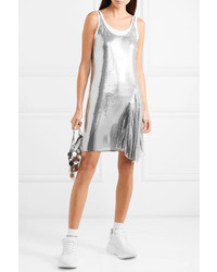 Paco Rabanne Metallic Chainmail Mini Dress