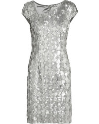 Mikael Mikl Aghal Sequin Embellished Tulle Mini Dress