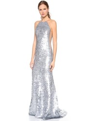 Kaufman Franco Fish Scales Sleeveless Gown