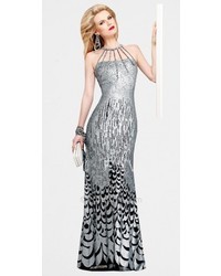 Faviana Glamour Sequin Print Evening Dresses