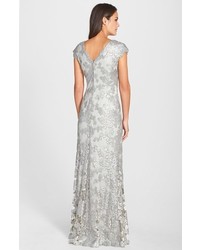 Tadashi Shoji Sequin Lace Gown