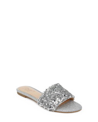 JEWEL BADGLEY MISCHKA Noland Embellished Slide Sandal