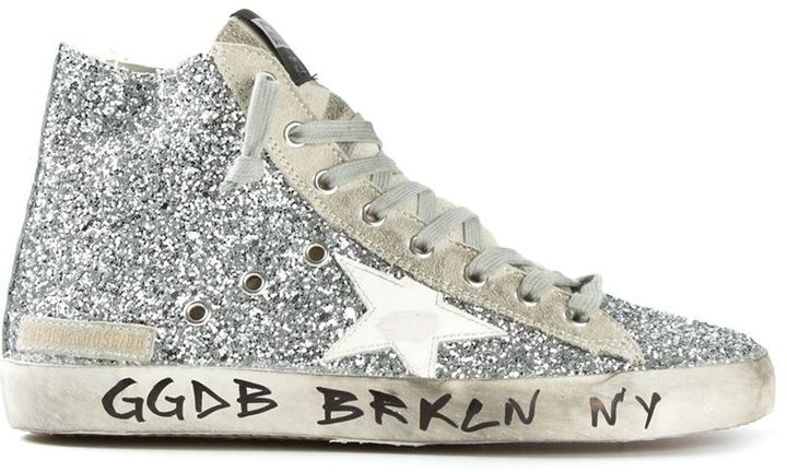 golden goose francy glitter